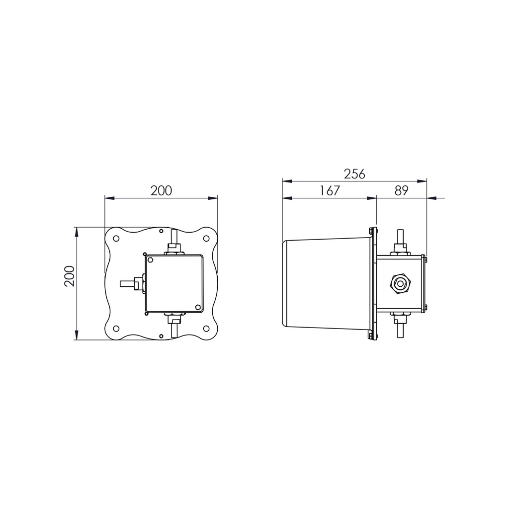 Ricevitore avanzamento lancette a 3 e 4 uscite senza minuteria per quadrante fino a 250cm