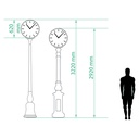 Palo per Installazione su Strada - Per Orologio