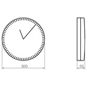 Orologio Analogico da 30 cm per Interno con Movimento al Quarzo