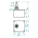 Ricevitore avanzamento lancette con minuteria