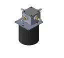 Clock Movement without Minute Gears – 4 Outputs for Dials up to 800 cm