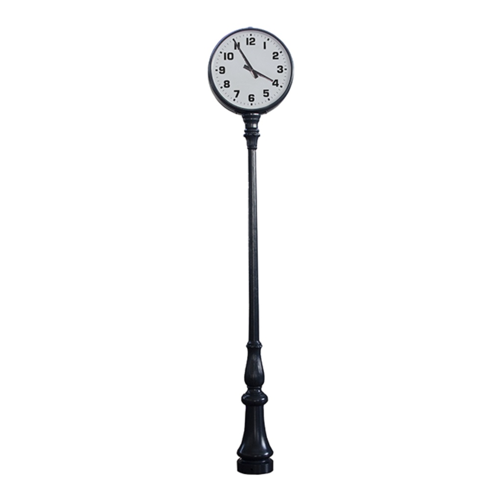 Antique-Style Street Installation Pole for Clocks