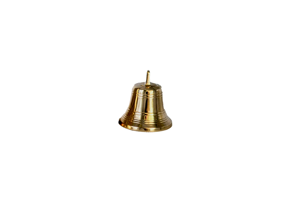 Piccola campana commemorativa in bronzo-6 cm