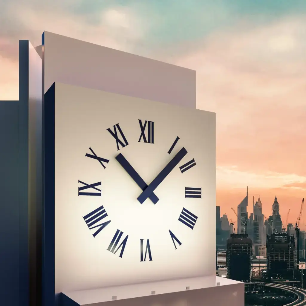 Skeleton Custom Clock Dial