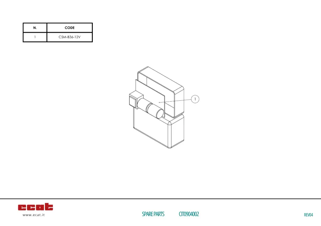 SCHEDA B36 ALIMENTAZIONE CITY DCF/GPS 12V