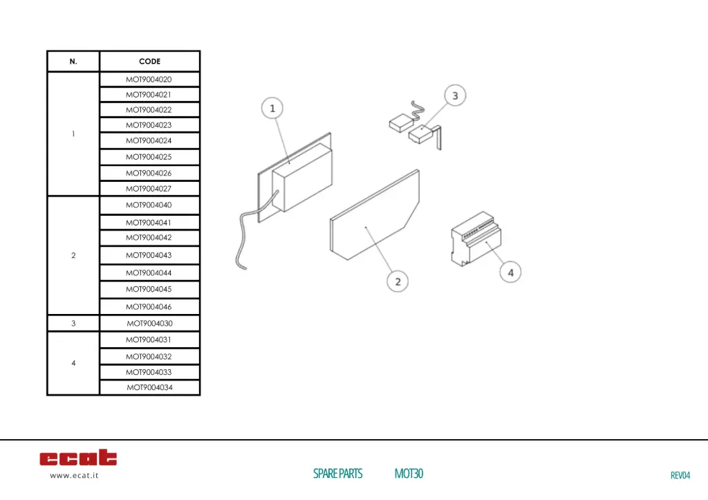 INDUTTORE PER MOTORE LINEARE 220/380V MOT3004011