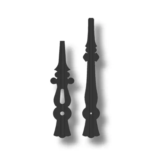 Model 55 – Baroque-Style Clock Hands for Dials up to 2.5 m