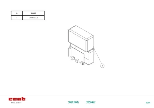 [CIT0503001] BATTERY PACK WITH CONNECTIONS 10,8V - 19Ah FOR CIT05