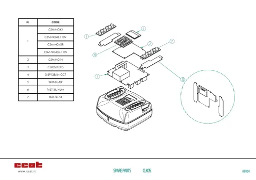 [CSM-NO43-110V] SCHEDA NO43 ALIMENTAZIONE PUNTO SP1 110V