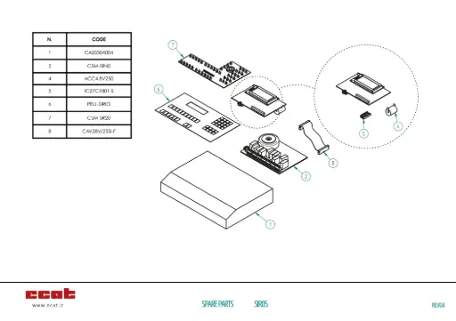[IC27C1001-S] MEMORIA EPROM PER OROLOGIO SIRIO12