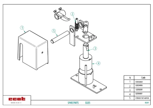 [PERN18/110FE-AVP-ZN] PERNO FE-AVP-ZN PER ELETTROBATTENTE ELE05