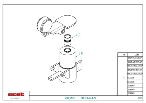 [NUCL21/M6/31.5-AVP] CORE FE-AVP FOR INTERNAL STRIKER ELE30