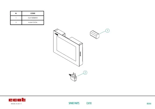 [CLK1002010] WIRED BATTERY PACK FOR CLK10