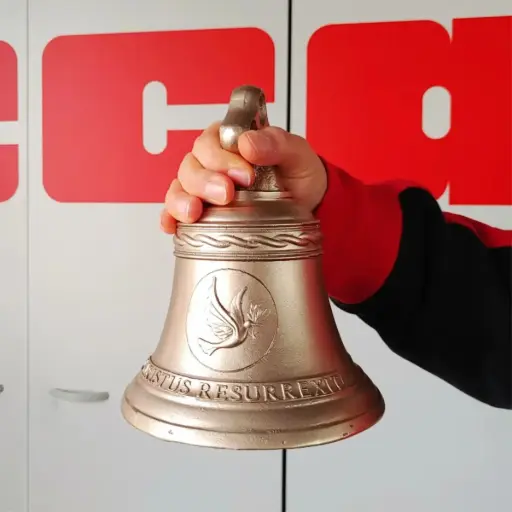 [BLL70040120] Little Bronze Bell 165 cm Diameter - 2.9 kg